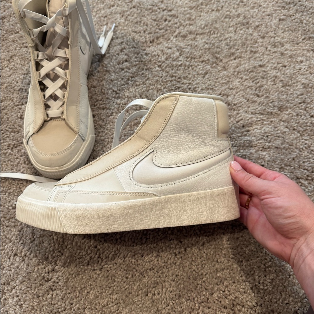 Nike Blazer Mid '77 Vintage Sail Leather Sneakers